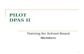 1 PILOT DPAS II Training for School Board Members.