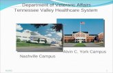 Department of Veterans Affairs Tennessee Valley Healthcare System Alvin C. York Campus Nashville Campus 8-20121.