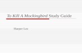 To Kill A Mockingbird Study Guide Harper Lee. Chapter 1 1. Who is the narrator? Scout 2. Who is Simon Finch and what did he establish? Simon Finch is.
