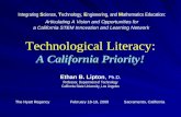 Technological Literacy: A California Priority! Ethan B. Lipton, Ph.D. Professor, Department of Technology California State University, Los Angeles Integrating.