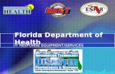 Florida Department of Health IT RESPONSE EQUIPMENT/SERVICES.