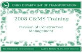 2008 C&MS Training Division of Construction Management.