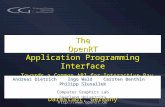 The OpenRT Application Programming Interface - Towards a Common API for Interactive Ray Tracing – OpenSG 2003 Darmstadt, Germany Andreas Dietrich Ingo.