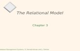 Database Management Systems, R. Ramakrishnan and J. Gehrke1 The Relational Model Chapter 3.