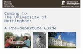Coming to The University of Nottingham: A Pre-departure Guide.
