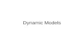 Dynamic Models. Introduction Assess the partial adjustment model as an example of a dynamic model Examine the ARDL model as a means of testing the partial.