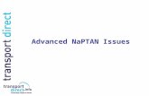 Advanced NaPTAN Issues. Why are NaPTAN & NPTG Important for EBSR? Information from NaPTAN & NPTG is vital for the identification of stops in EBSR & TXC.