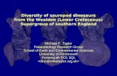 Diversity of sauropod dinosaurs from the Wealden (Lower Cretaceous) Supergroup of southern England Michael P. Taylor Palaeobiology Research Group School.