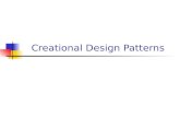Creational Design Patterns. Creational DP: Abstracts the instantiation process Helps make a system independent of how objects are created, composed, represented.
