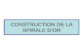 CONSTRUCTION DE LA SPIRALE DOR. Construire un rectangle dor L1 = 18,3 cm l 1 = 11,3 cm.