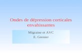 Ondes de dépression corticales envahissantes Migraine et AVC E. Grenier.