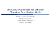 Innovative Concepts for Efficient Electrical Distribution Grids Torsten Hammerschmidt, Project Manager RWE Deutschland AG Essen, Germany.