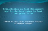 Office of the Chief Electoral Officer of Madhya Pradesh.