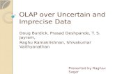 OLAP over Uncertain and Imprecise Data Doug Burdick, Prasad Deshpande, T. S. Jayram, Raghu Ramakrishnan, Shivakumar Vaithyanathan Presented by Raghav Sagar.