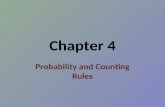 Chapter 4 Probability and Counting Rules. Sample Spaces and Probability Probability experiment – a chance process that leads to well-defined results called.
