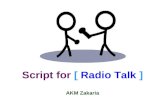 Script for [ Radio Talk ]