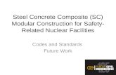 Steel Concrete Composite (SC) Modular Construction for Safety- Related Nuclear Facilities Codes and Standards Future Work.