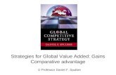 Strategies for Global Value Added: Gains Comparative advantage © Professor Daniel F. Spulber.