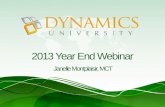 2013 Year End Webinar Janelle Montplaisir, MCT. GP Year End Webinar Please place your phone on Mute Download Slides at:
