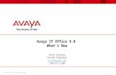 © 2013 Avaya Inc. All rights reserved. 1 Avaya IP Office 9.0 Whats New Scott Alvarez System Engineer sja1@avaya.com 720-977-2390.