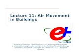 Lecture 11: Air Movement in Buildings Material prepared by GARD Analytics, Inc. and University of Illinois at Urbana-Champaign under contract to the National.