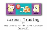 Copyright © 2012 Northamptonshire County Council C arbon Trading by The boffins at the County Council.