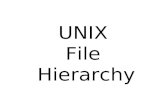 UNIX File Hierarchy. The UNIX/Linux File System Hierarchy CIS 191 – Lesson 3 / /bin /boot /dev /etc /home /lib /lost+found /mnt /opt /proc /root /sbin.