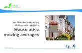© Nuffield Foundation 2012 © Rudolf Stricker Nuffield Free-Standing Mathematics Activity House price moving averages.