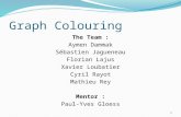 Graph Colouring The Team : Aymen Dammak Sébastien Jagueneau Florian Lajus Xavier Loubatier Cyril Rayot Mathieu Rey Mentor : Paul-Yves Gloess 1.