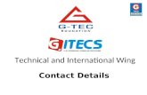 Technical and International Wing Contact Details.