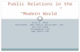 RISA B. HOAG PRESIDENT, GMG PUBLIC RELATIONS, INC. 845-627-3000 RISA@GMGPR.COM  Public Relations in the Modern World.