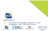 Caribbean Exchanges Network (CXN) Framework and Infrastructure Presented By: Marlon Yarde March 24, 2011.