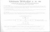 Ultima Trilogy Quick Start Instructions