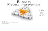 B usiness P rocess I mprovement John Reeve Director Business Process Engineering Interloc Solutions TRM DC MUG.