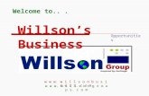 Welcome to... w w w. w i I l s o n g r o u p s. c o m Willsons Business Opportunities w w w. w i I l s o n b u s i n e s s. c o m.