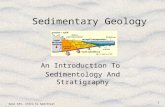 Geos 435, Intro to Sed/Strat 1 Sedimentary Geology An Introduction To Sedimentology And Stratigraphy.