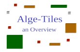 Alge-Tiles an Overview. x x2x2 y y2y2 xy 1 Set 1 Set 2.