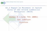 D2.2 Report on Movement in Switch State of the Artand Commercial Motivators (RECN) Annex A (June 7th 2006) Ian Johnson Xyratex.