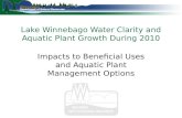 Lake Winnebago Water Clarity and Aquatic Plant Growth During 2010 Impacts to Beneficial Uses and Aquatic Plant Management Options.