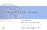Multiscale Modeling of Brain Dynamics Peter Robinson School of Physics, University of Sydney Brain Dynamics Center, Westmead Hospital & University of Sydney.