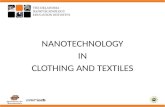 NANOTECHNOLOGY IN CLOTHING AND TEXTILES. KEY TERMS MEMS – three dimensional objects that perform a mechanical function, whose dimensions are between 1.