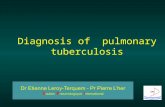 Diagnosis of pulmonary tuberculosis. 2 PULMONARY TUBERCULOSIS