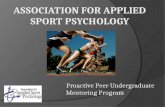 GAME PLAN 1. Background: What is applied sport, exercise, and performance psychology? 2. Who is a Sport Psychology Consultant and what do they do? 3.