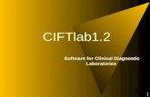 1 CIFTlab1.2 Software for Clinical Diagnostic Laboratories 1.