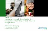 Graduate Programmes 2011. International Graduate & Consumer Banking Fast Track Programme -Wholesale Banking -Consumer Banking -Human Resources