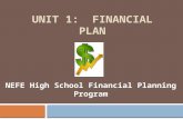 UNIT 1: FINANCIAL PLAN NEFE High School Financial Planning Program.