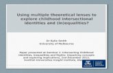 Using multiple theoretical lenses to explore childhood intersectional identities and (in)equalities? Dr Kylie Smith University of Melbourne Paper presented.