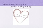 Atlanta Polyamory Inc. What is Polyamory?. Non-Monogamy Swinging Cheating Polyamory Polygamy Polyandry Polygyny Open relationships.