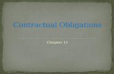 Chapter 11. Understand contractual obligations and their enforcement.