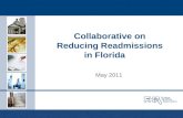 Collaborative on Reducing Readmissions in Florida May 2011.
